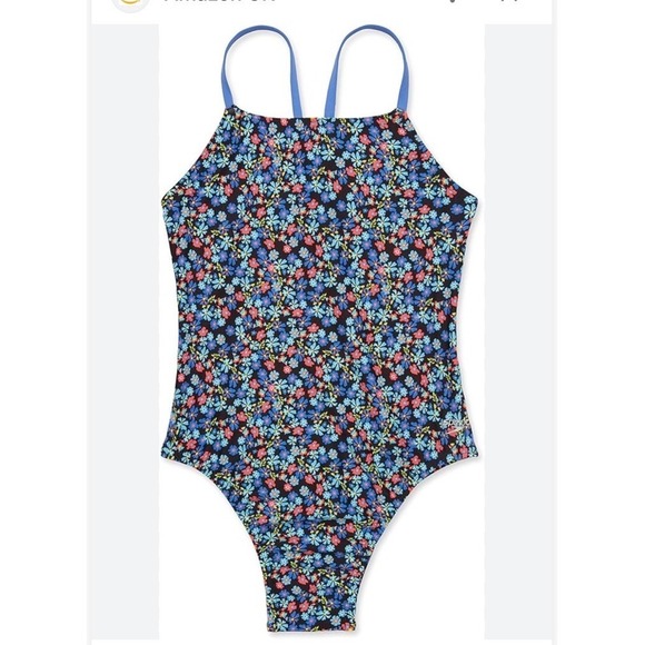 Speedo Other - SPEEDO TURNZ Blue Floral Printed One Pc Back - Speedo Endurance Lite- Size 24